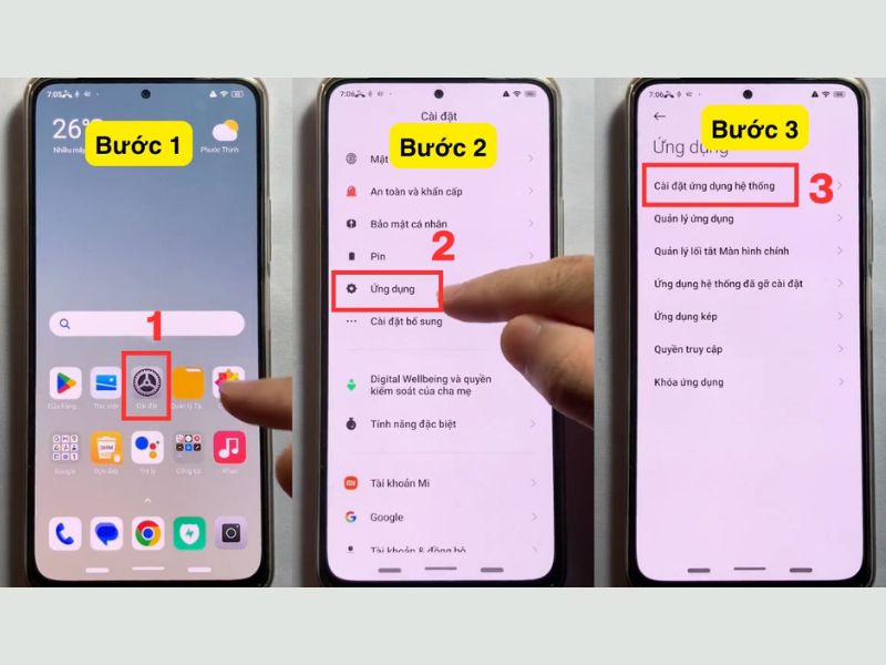 Hướng dẫn cách bật đèn flash khi có cuộc gói đến trên Xiaomi