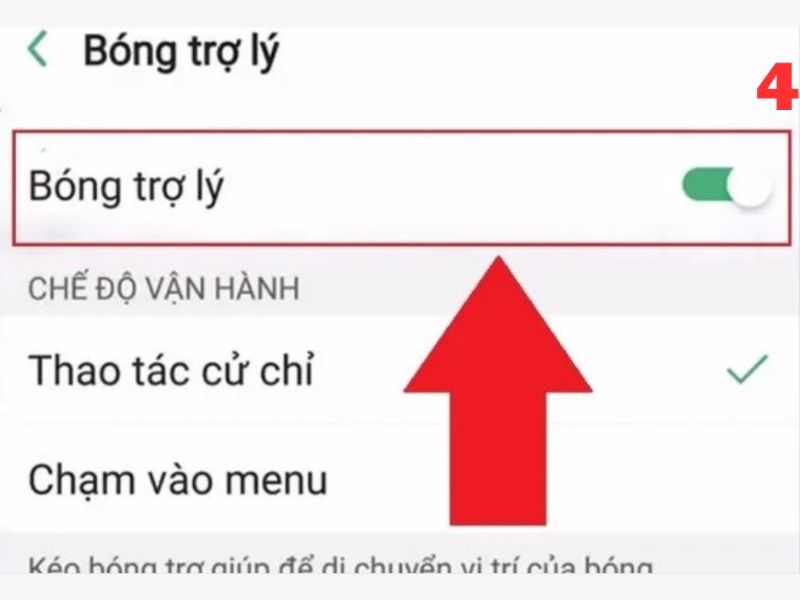 Hướng dẫn bật nút home ảo OPPO