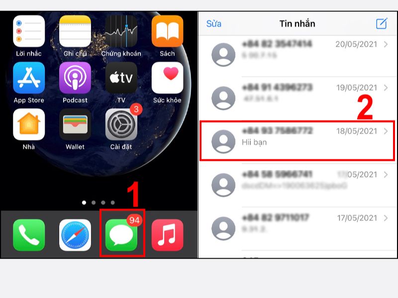 Hướng dẫn chặn tin nhắn trên iPhone