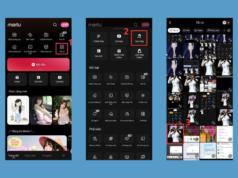 Cách chỉnh eo thon tự nhiên trên Meitu