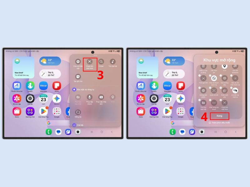 Cách chụp màn hình Samsung Galaxy Z Fold8