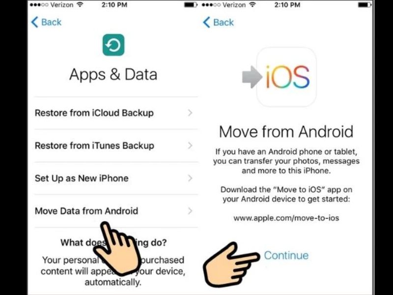 Hướng dẫn chuyển dữ liệu từ Xiaomi sang iPhone