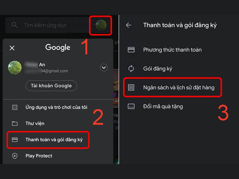 Cách hoàn tiền CH Play trên điện thoại Android