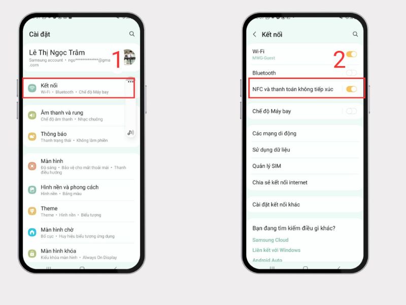 Cách kiểm tra điện thoại có NFC hay không?