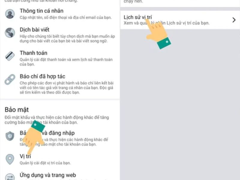 Cách kiểm tra Facebook còn dùng vị trí hay không?