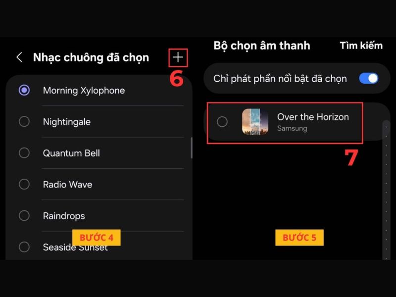 Hướng dẫn cài nhạc chuông báo thức bằng bài hát