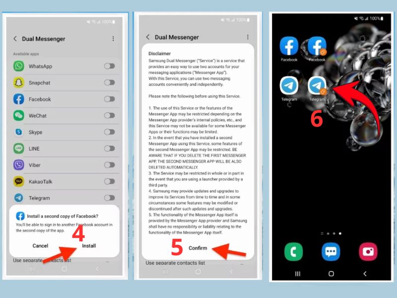 Các bước nhân đôi ứng dụng trên Android