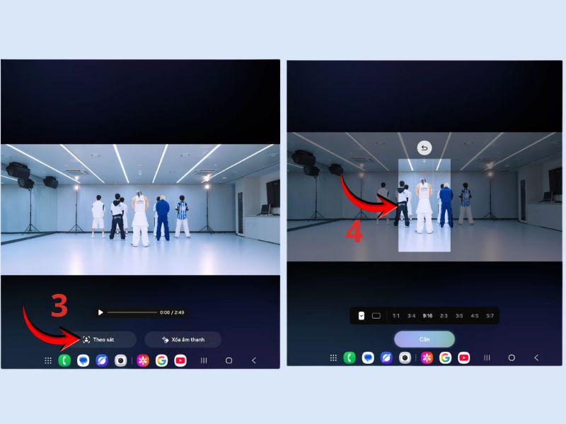 Các bước sử dụng AI Fancam trên Galaxy Z Flip8