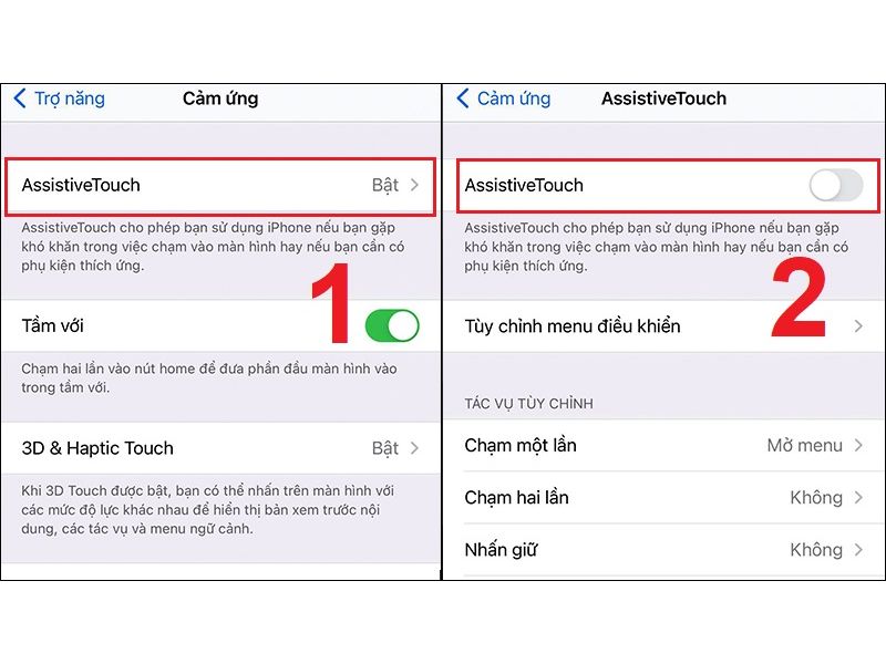 Hướng dẫn bật trợ năng trên điện thoại iPhone