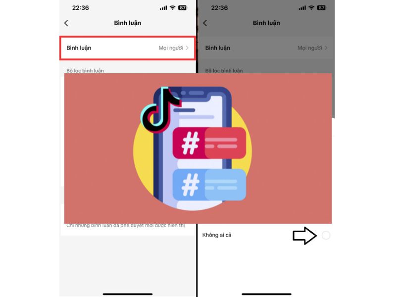 Cách tắt bình luận trên video TikTok