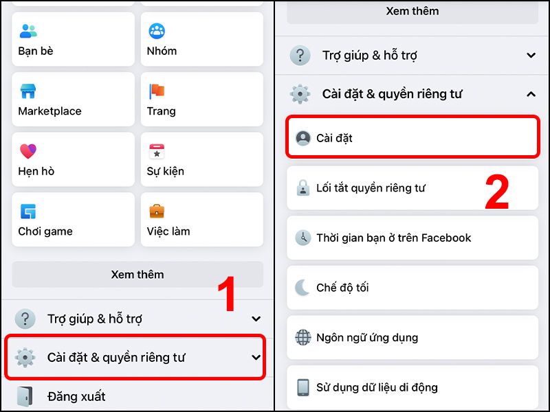Cách tắt lịch sử vị trí trong ứng dụng Facebook