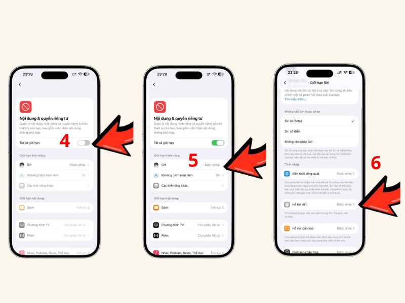 Chi tiết cách tắt Wirte with Siri trên iPhone