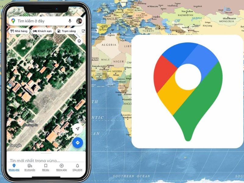 Sử dụng Google Map tra cứu vị trí lô đất