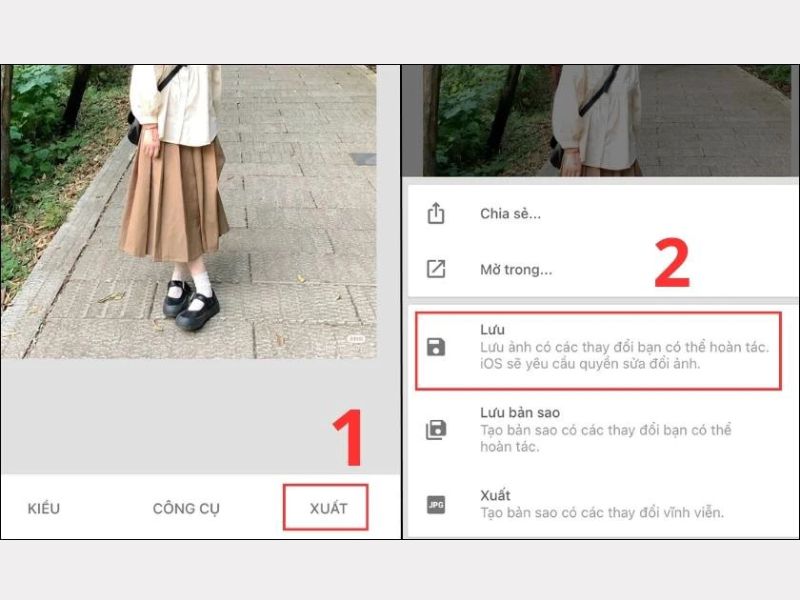 Lưu ảnh đã xóa người về máy
