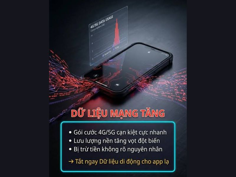 Dấu hiệu điện thoại bị hack thường gặp