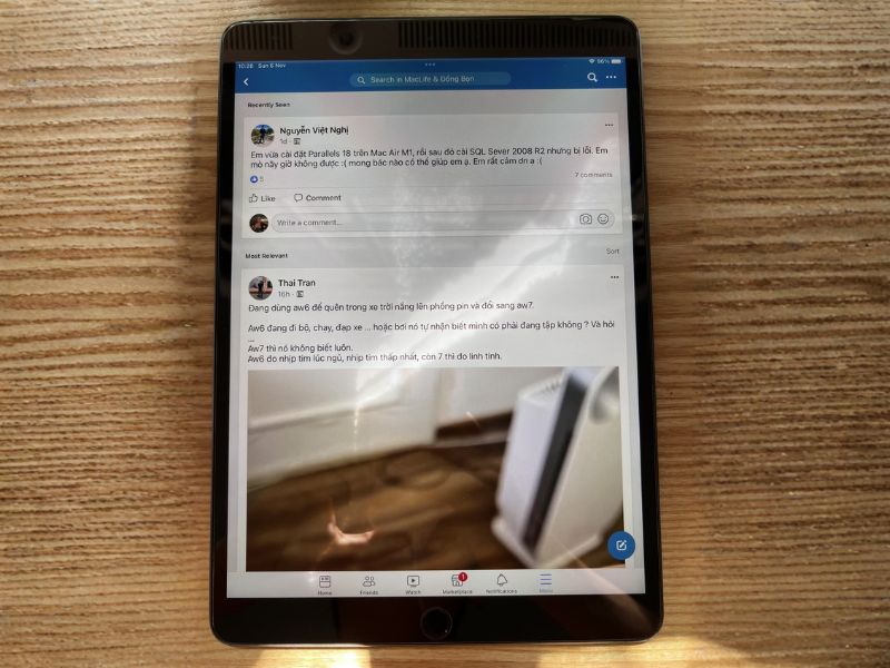 Màn hình iPad bị phản quang xử lý như thế nào