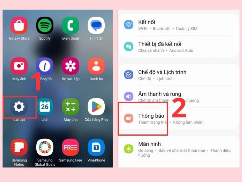 Cách hiển thị phần trăm pin Samsung đơn giản