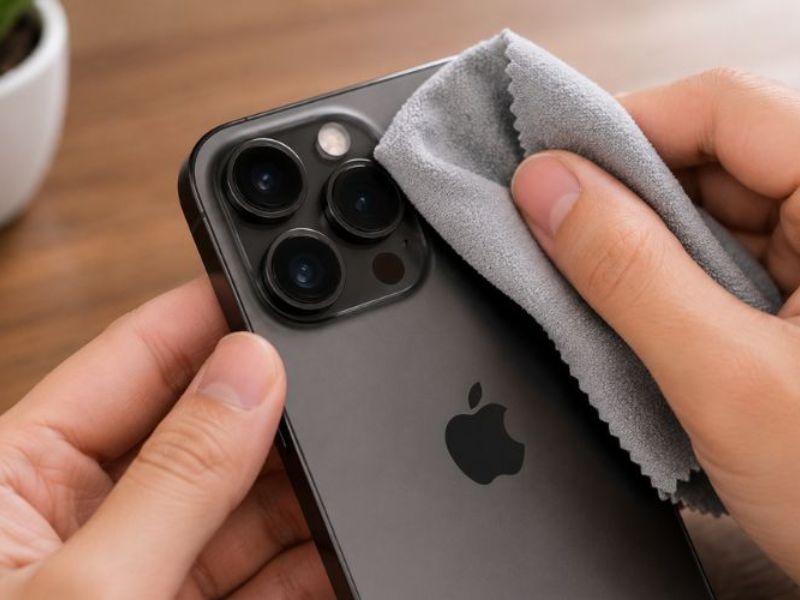 Cách xử lý camera iPhone 15 Pro Max bị mờ