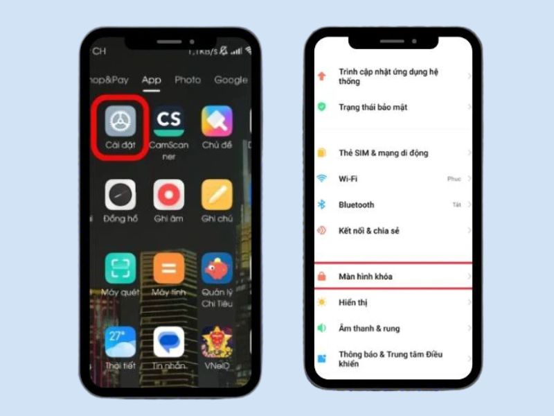 Cài đặt cách chạm 2 lần tắt màn hình điện thoại Xiaomi