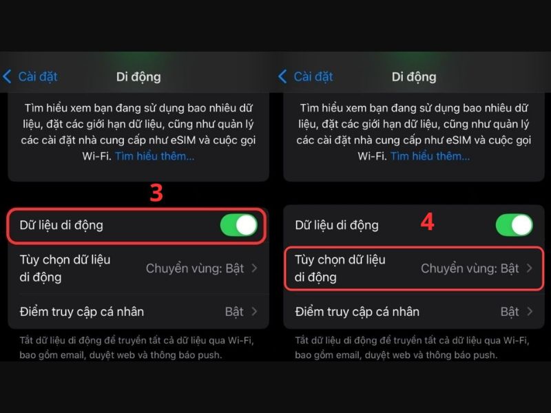 Cài đặt mạng 5G trên iPhone 14 Pro Max