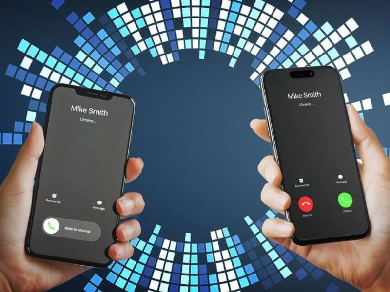 Gọi sang số khác để xem số điện thoại của mình
