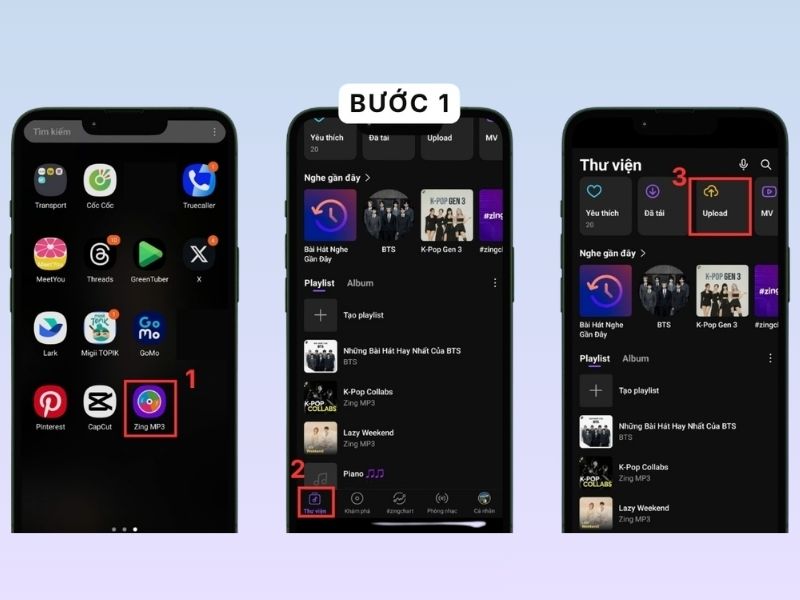 Hướng dẫn cách tải nhạc lên Zing MP3