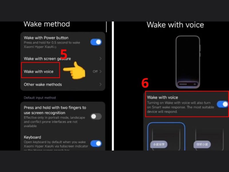 Các bước bật XIao AI trên Redmi