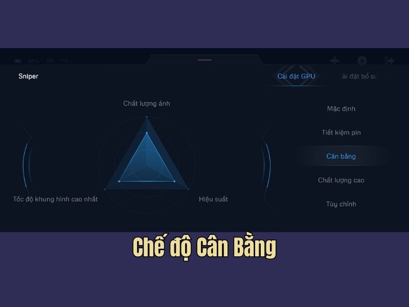 Chọn chế độ chơi game phù hợp với nhu cầu