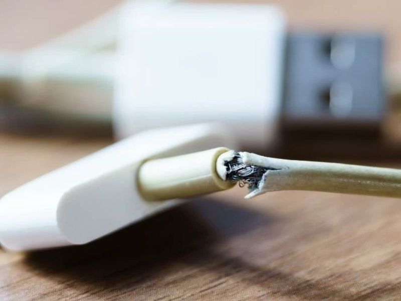 Chuẩn bị dụng cụ trước khi nối dây sạc điện thoại bị đứt