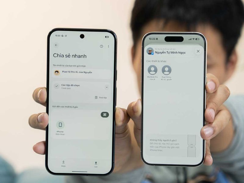 Đánh giá tốc độ chuyển dữ liệu giữa Samsung và iPhone