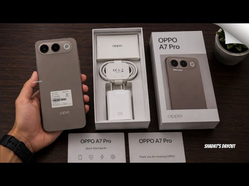 Rò rỉ hình ảnh trên tay OPPO A7 Pro