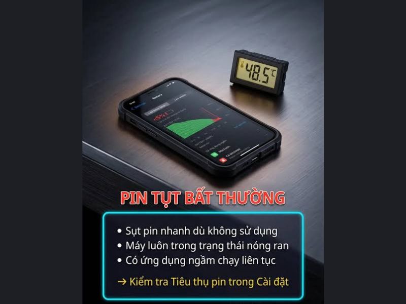 Dấu hiệu điện thoại bị hack phổ biến