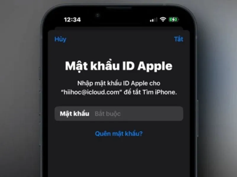 Dấu hiệu nhận biết iPhone 12 Pro Max bị khóa iCloud