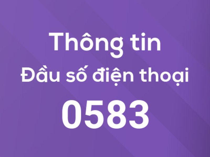 Đầu số 0583 là mạng gì?