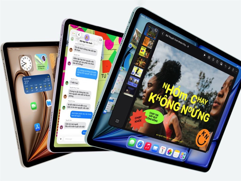 iPad Air M4 yếu hơn người đàn anh iPad Pro khoảng 7% đến 11%