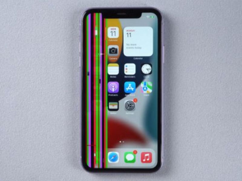 Nguyên nhân điện thoại iPhone bị sọc màn hình