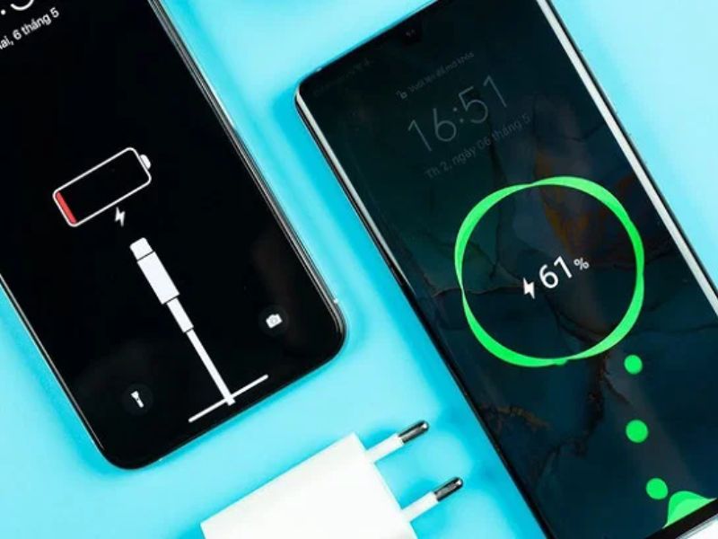 Cách khắc điện thoại hết pin nhanh