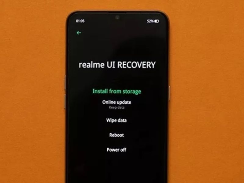 Lỗi điện thoại Realme bị treo logo