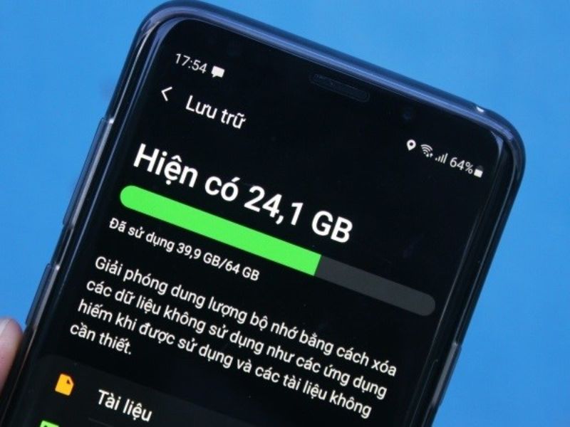 Cách xem ứng dụng trên Samsung chiếm bao nhiêu GB