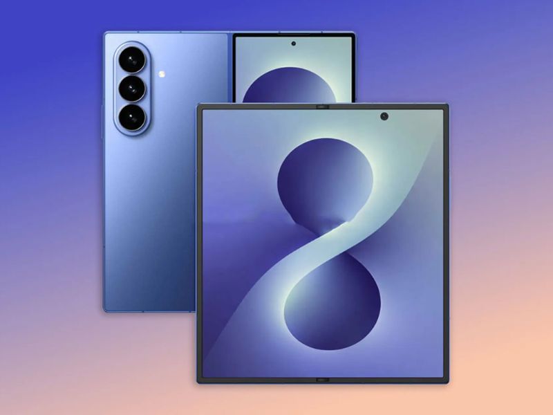 Ảnh render được lộ diện của Galaxy Z Fold8