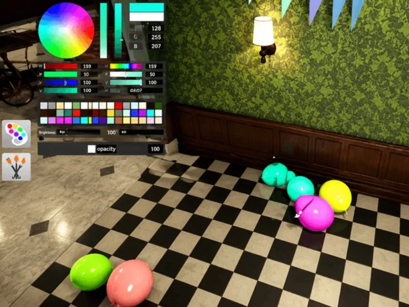 Game tô màu trốn tìm Meccha Chameleon