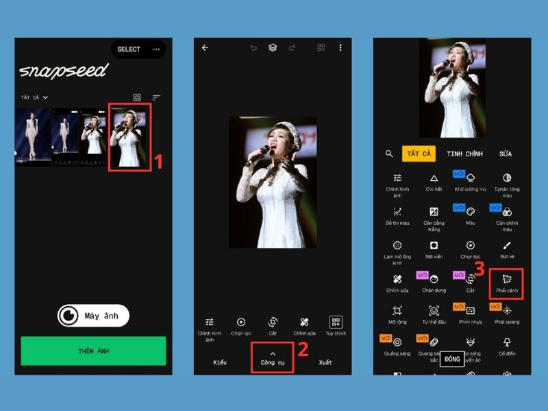 Hướng dẫn bóp eo bằng Snapseed không làm méo ảnh