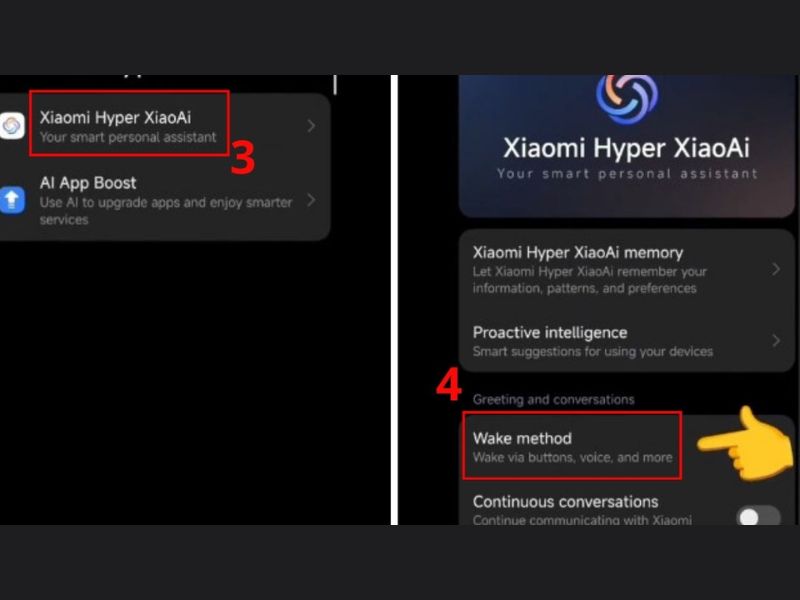Bật tính năng Xiao AI trên điện thoại Xiaomi