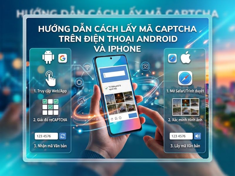 Hướng dẫn cách lấy mã CAPTCHA trên điện thoại Android và iPhone