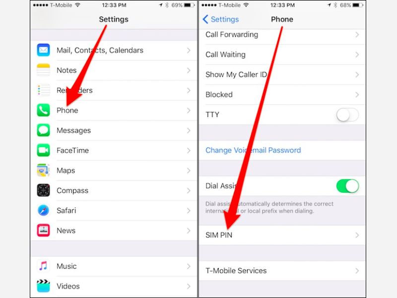 Cách tắt SIM trên iPhone bằng Cài đặt