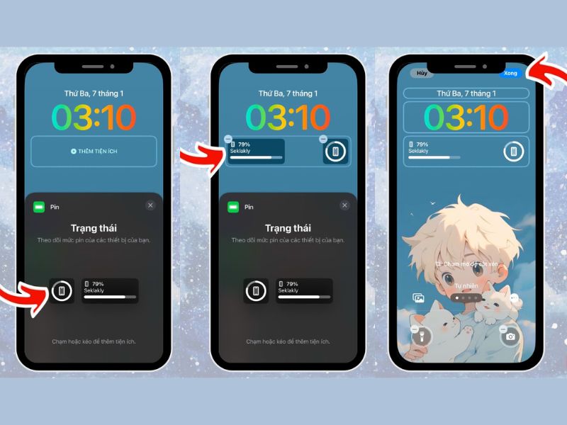 Các bước thêm tên vào màn hình khóa trên iPhone