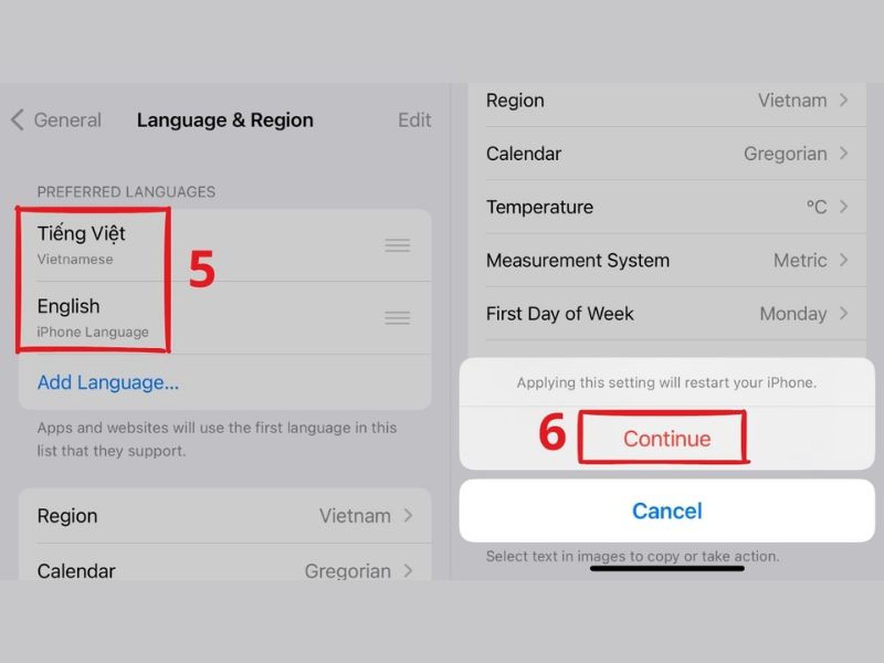 Cách đổi ngôn ngữ Messenger sang tiếng Việt