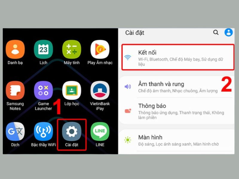 Hướng dẫn chia sẻ 5G bằng Điểm truy cập di động