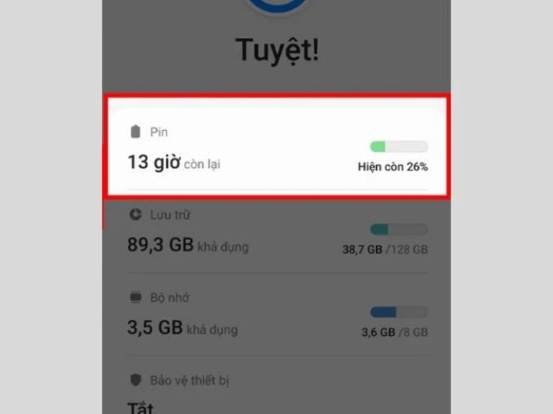 Cài đặt chia sẻ pin trên điện thoại Samsung