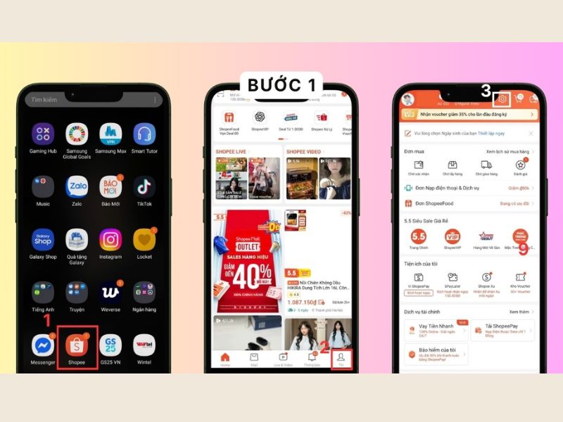 Cách đổi số điện thoại trên Shopee